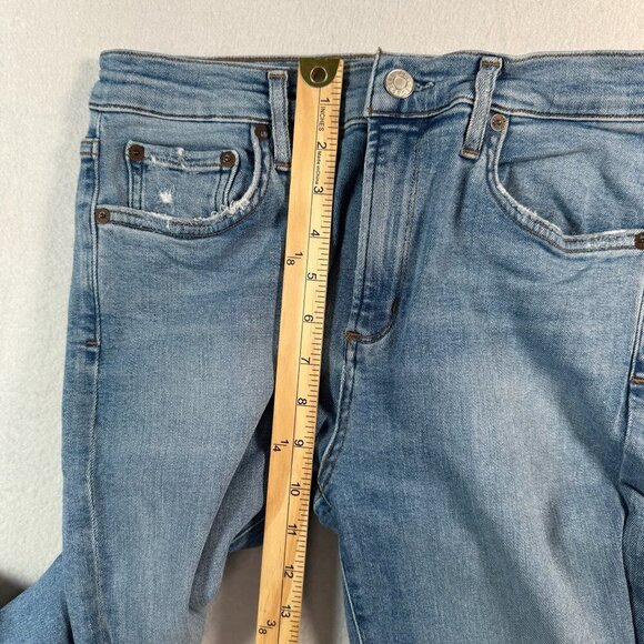 Agolde Jeans Womens 29 Blue Skinny Mid Rise Medium Wash Stretch - Picture 8 of 11